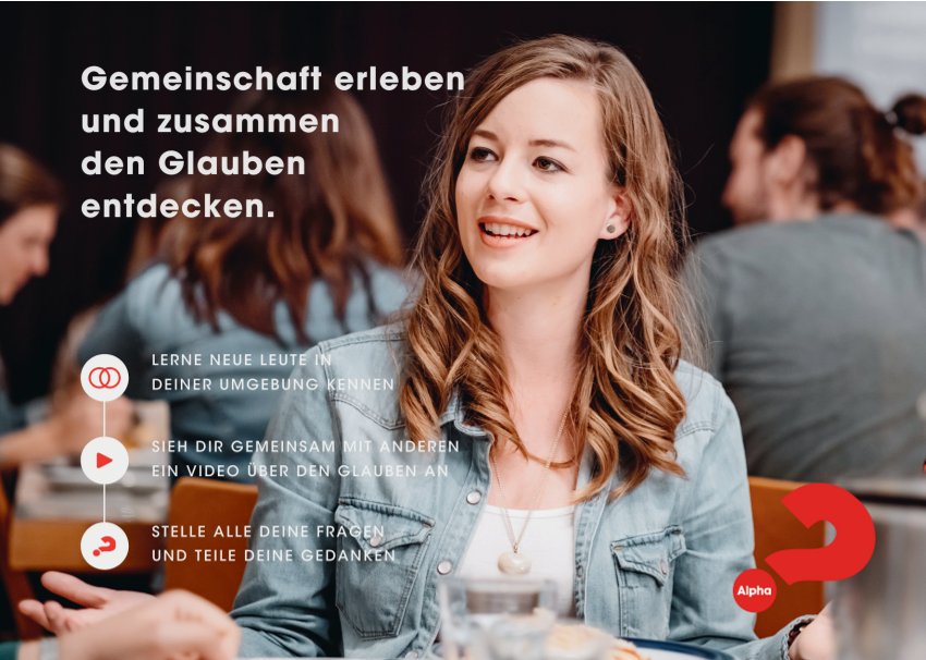 Gemeinschaft erleben und gemeinsam den Glauben entdecken